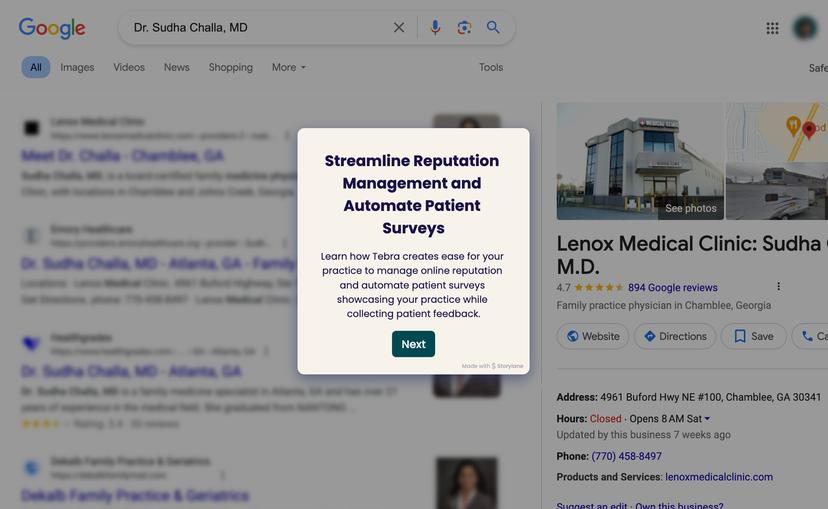 Reputation Management and Patient Surveys